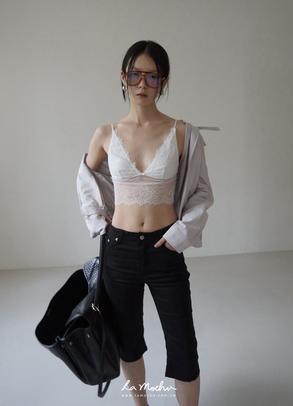 顯瘦小腿卡布里褲